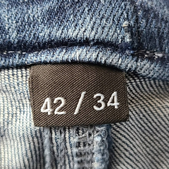 34 HERITAGE Courage Mid-Rise Straight Stretch Denim Jeans 31509 Men's 42/34‎ - Picture 10 of 13